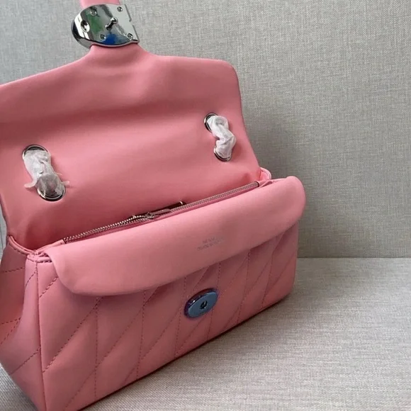 Coach Pink Quilted Crossbody Bag - Picture 7 of 13